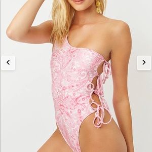 Frankie’s Bikinis Honey Shine One Piece